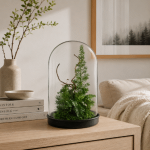 Terrarium collection: Sprengeri & wood