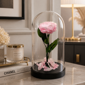 Peony in a Glass Dome