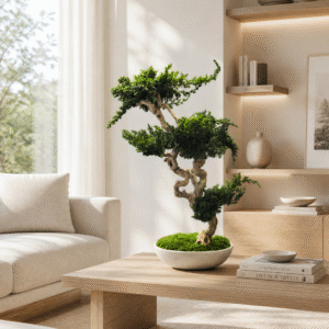 Säilitatud bonsai Juniperus Shinboku 60–70 cm