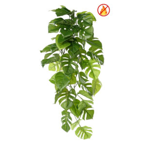 Kunstlik rippuv Philodendron Monstera 120 cm – tulekindel
