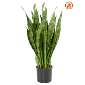 Kunstlik Sansevieria Suur roheline - tulekindel